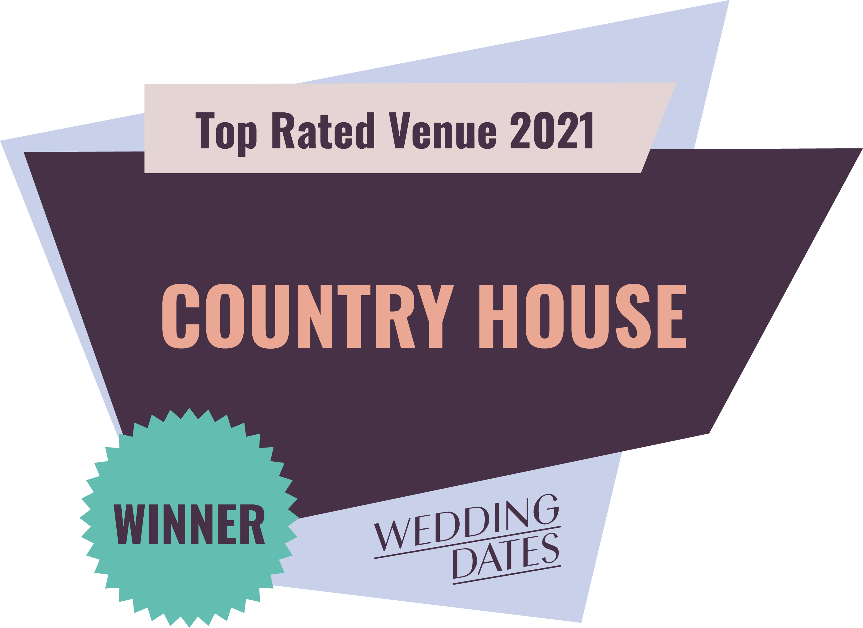 Top Rated Country House 2021 Badge