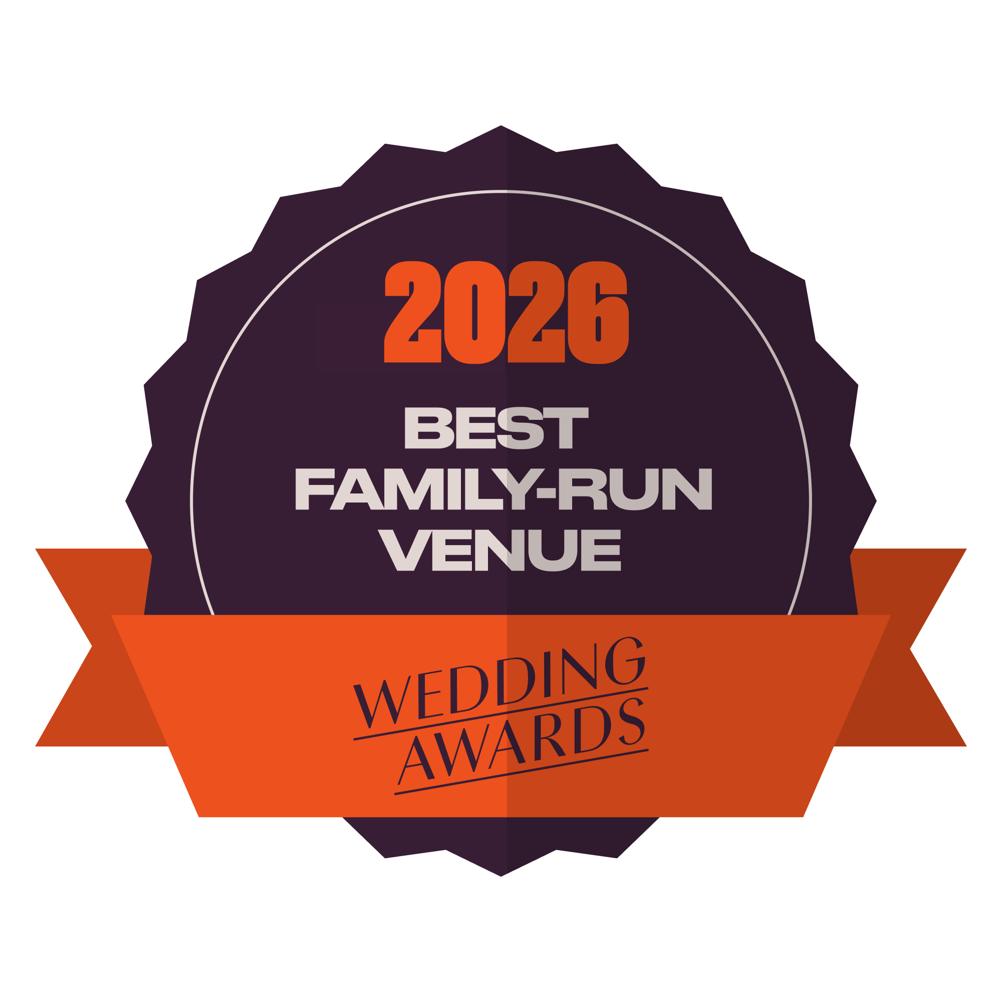 Best Family-run Venue 2026 Badge